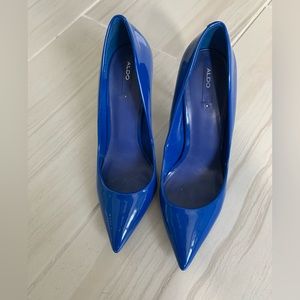 Blue Aldo heels - size 9